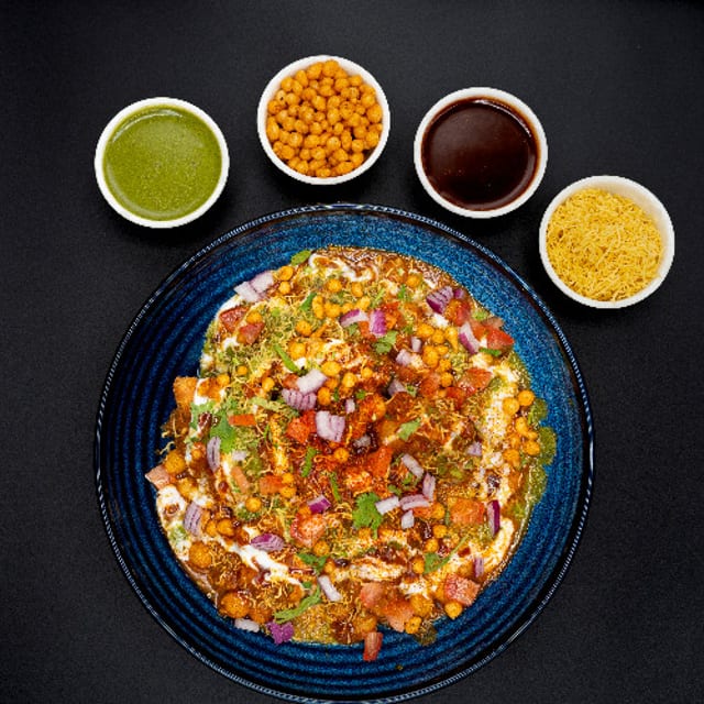 Samosa Chole Chat.