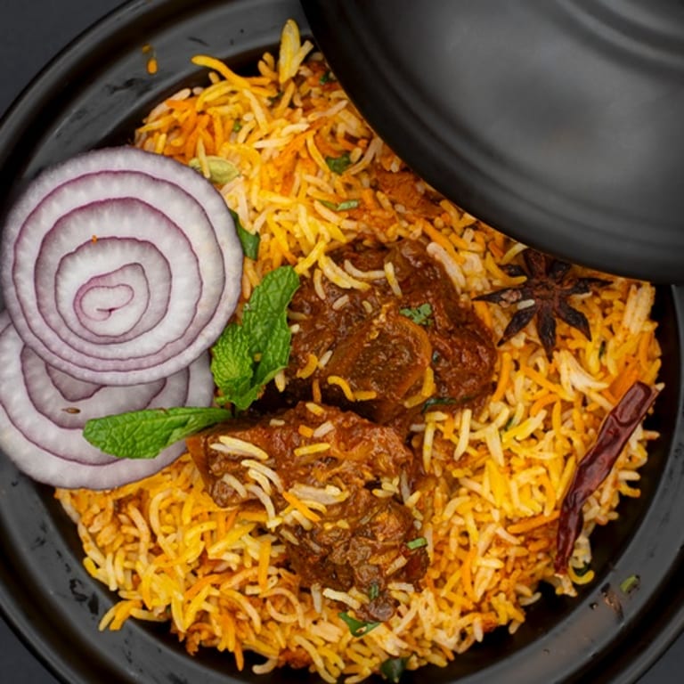 Delicious Goat Biryani Awaits